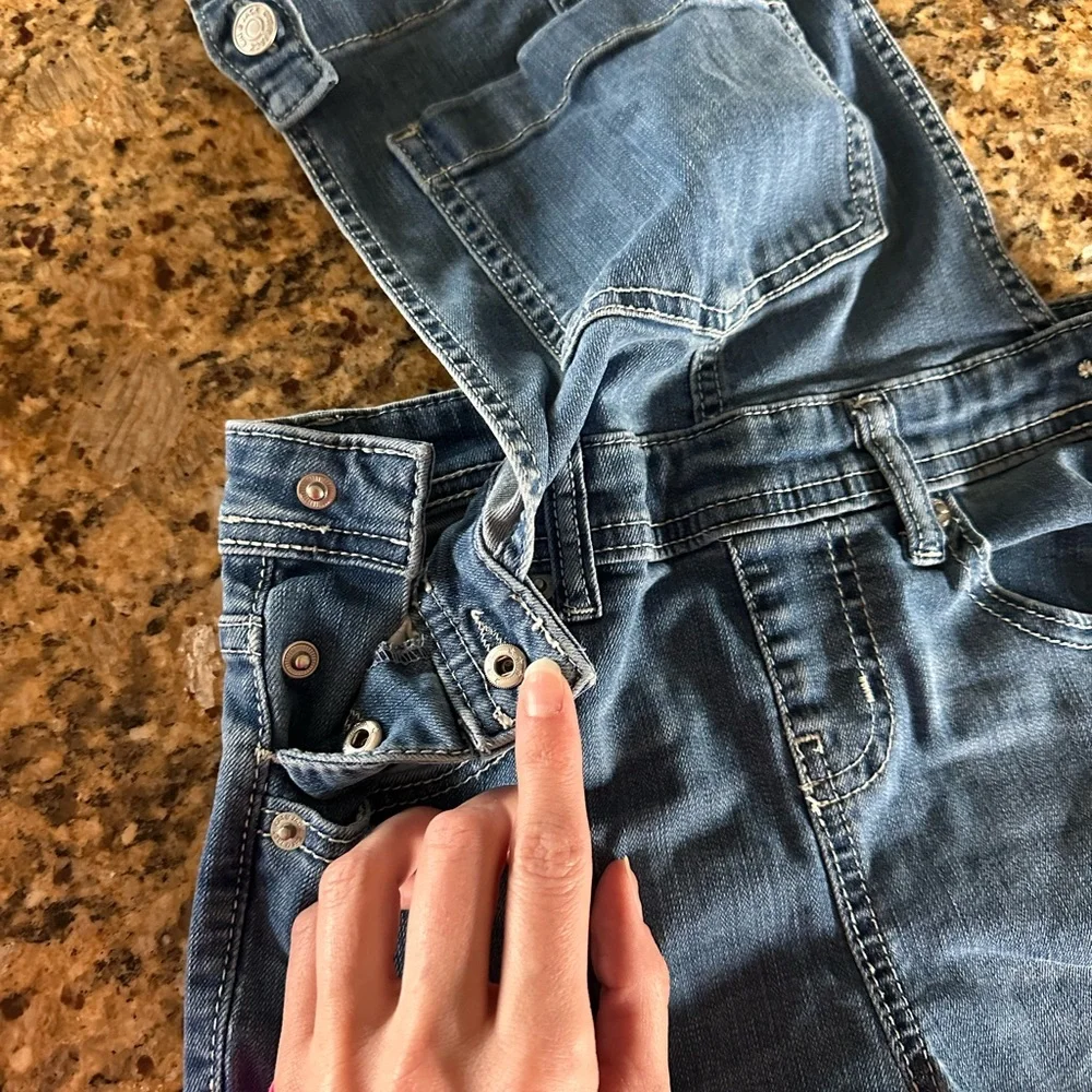 Girls Cat & Jack overalls size med 7/8 - Picture 3 of 7